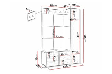 Dunvegan Highboard Black - Products - Förvaring - Skåp - Förvaringsskåp