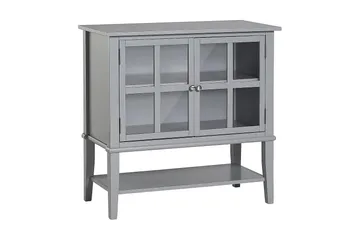 Franklin Förvaringsskåp 80x40 cm Grå - Dorel Home - Products - Förvaring - Skåp - Förvaringsskåp