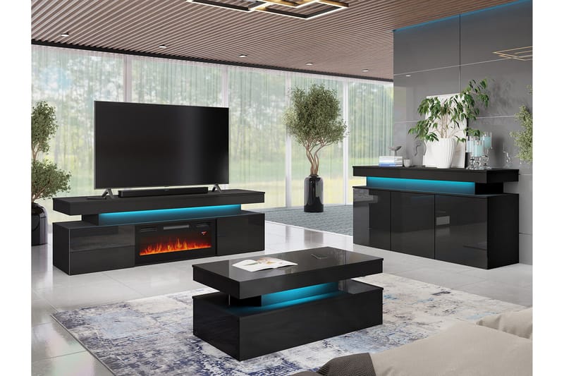 Glenndale Highboard - Svart - Products - Förvaring - Skåp - Förvaringsskåp