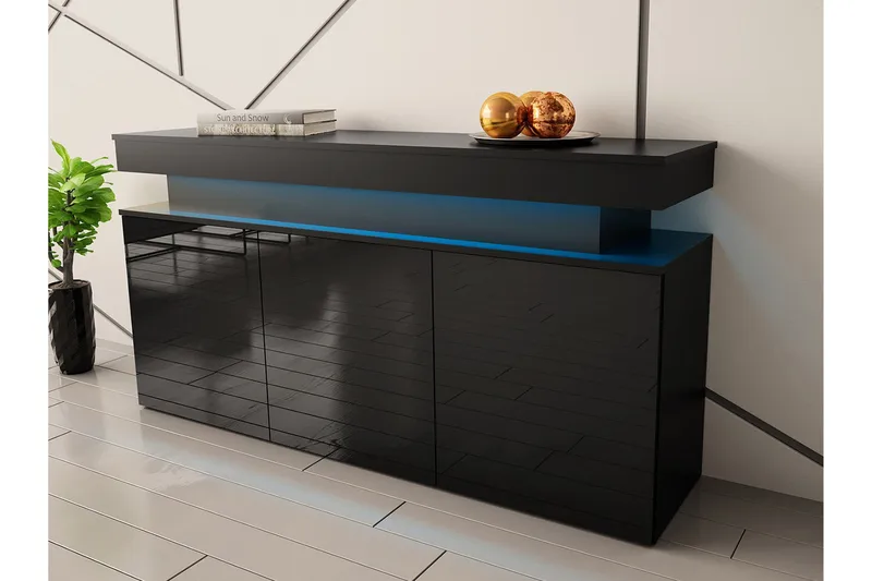 Glenndale Highboard - Svart - Products - Förvaring - Skåp - Förvaringsskåp