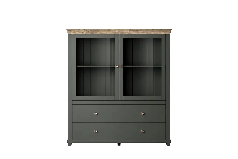 Ivreri Highboard 42x126 cm - Khaki/Natur - Products - Förvaring - Skåp - Förvaringsskåp