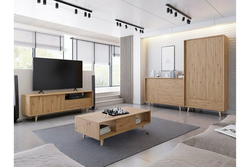 Kintore Highboard - Brun - Products - Förvaring - Skåp - Förvaringsskåp