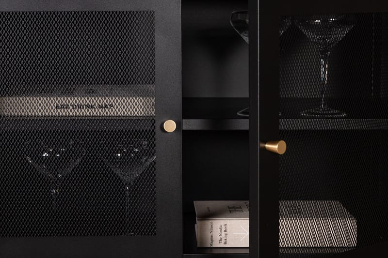 Malla Skåpsbyrå 120x40x80 cm - Svart - Products - Förvaring - Skåp - Förvaringsskåp