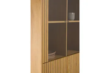 Minu Vitrinskåp 80x180 cm - Natur - Products - Förvaring - Skåp - Vitrinskåp