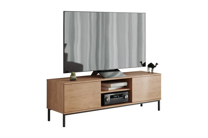 Querty Skåpsbyrå 150x50x41 cm - Natur/Svart - Products - Förvaring - Skåp - Förvaringsskåp