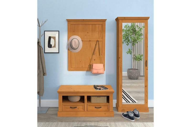 Selma Skoskåp 60x180 cm - Natur - Products - Förvaring - Skåp - Förvaringsskåp