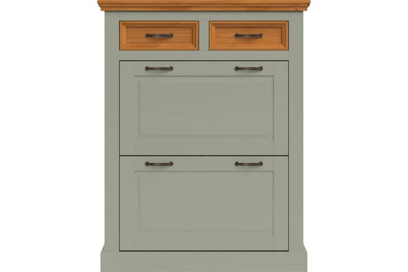 Selma Skoskåp 90x115 cm - Grön - Products - Förvaring - Skåp - Förvaringsskåp