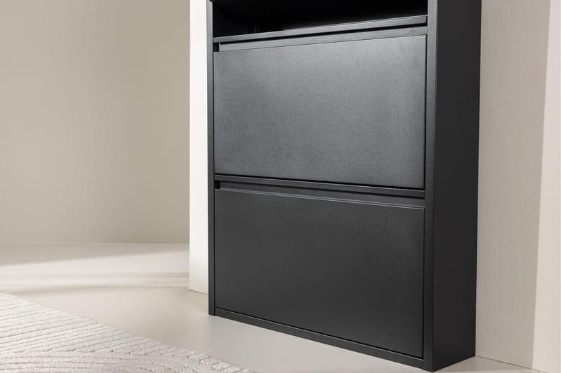 Ushuaia Skoskåp 65x15 cm - Svart - Products - Förvaring - Skåp - Förvaringsskåp