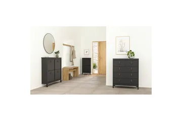 Vallvidera Skoskåp 102,6 cm - Svart - Products - Förvaring - Skåp - Förvaringsskåp