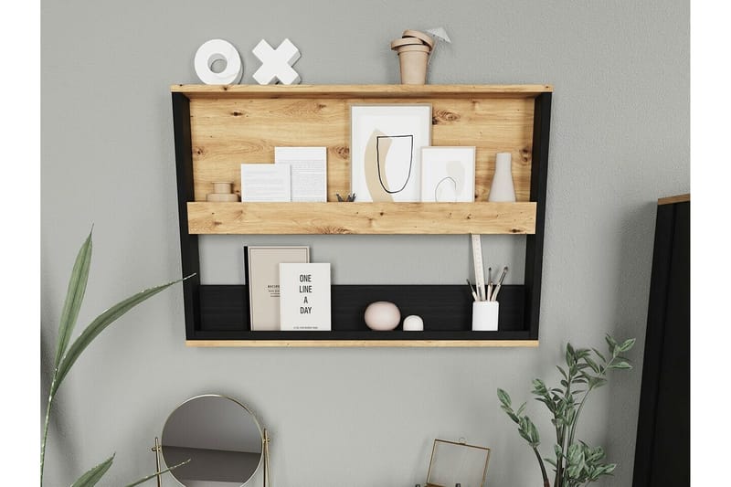 Rathmore Vägghylla 92x12 cm - Svart - Products - Förvaring - Småförvaring - Väggförvaring