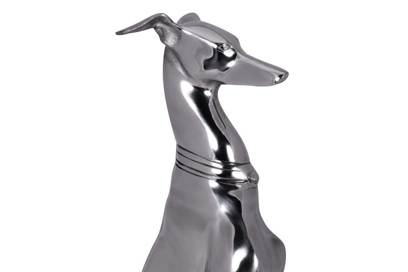 Dekorativ figur Wohnling Aluminiumhund Silver Modern - Products - Inredning - Dekoration & inredningsdetaljer - Prydnadssaker - Skulptur