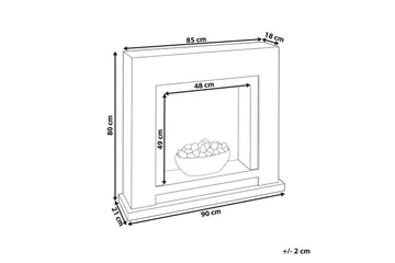 Elektrisk eldstad Sahara - Products - Inredning - Kaminer - Kamin utan skorsten - Elkamin