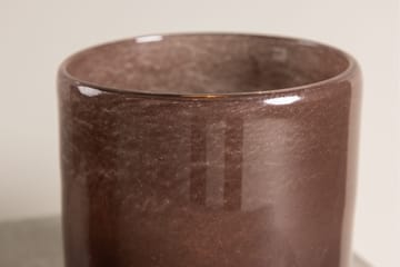 Glora Ljuslykta 12x12 cm - Brun - Products - Inredning - Ljus & dofter - Ljusstakar & ljuslyktor