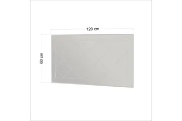 Chakra Spegel 60 cm Rektangulär - Vit - Products - Inredning - Spegel - Hallspegel