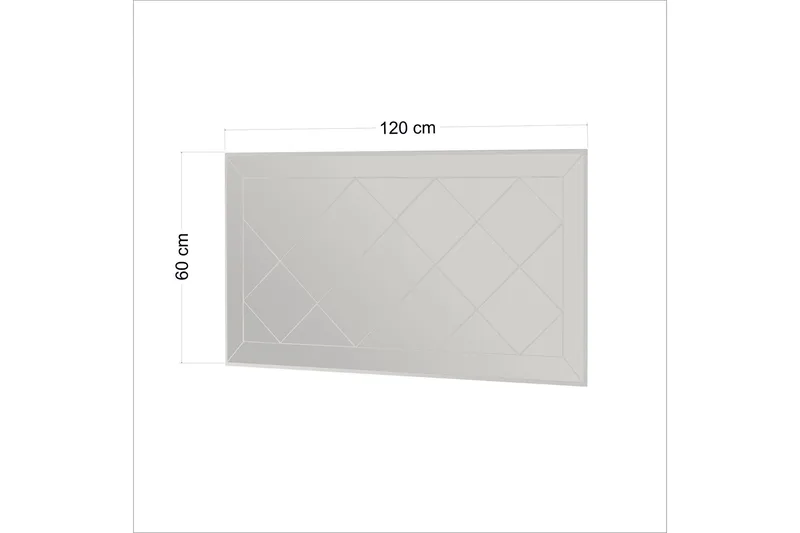 Chakra Spegel 60 cm Rektangulär - Vit - Products - Inredning - Spegel - Hallspegel