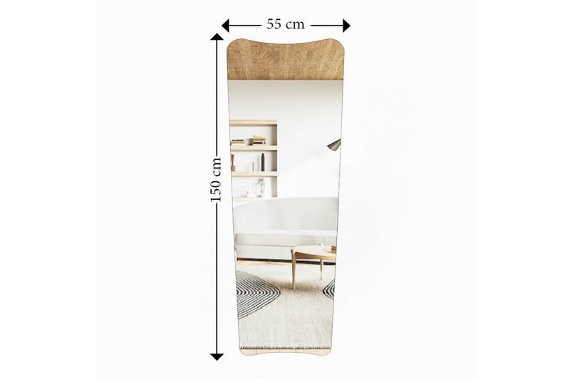 Spegel Vitros Svart - Svart - Products - Inredning - Spegel - Golvspegel