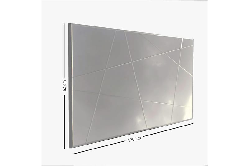 Västerort Spegel Liggande - Silver - Products - Inredning - Spegel - Hallspegel