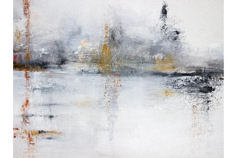 Canvastavla White Abstract, 80x120 cm