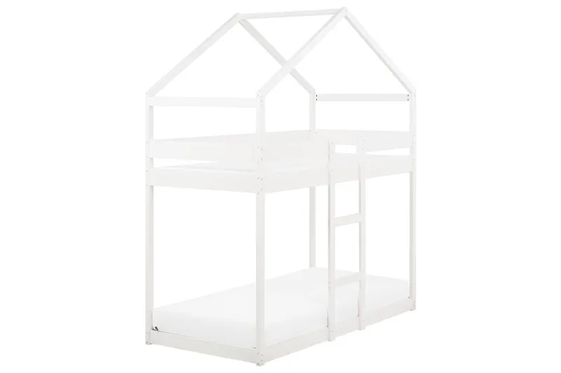 Fallon Våningssäng Tv å Liggplatser 90x200, Vit