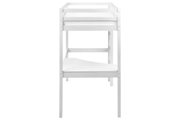 Högsäng med skrivbord Loury - Vit - Products - Möbler - Barnmöbler - Barnsäng & juniorsäng - Loftsäng barn