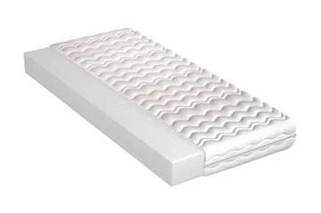 Manetto Madrass 80x180 Skum 12 cm - Vit - Products - Möbler - Barnmöbler - Barnsäng & juniorsäng - Resårbotten barn & barn madrasser