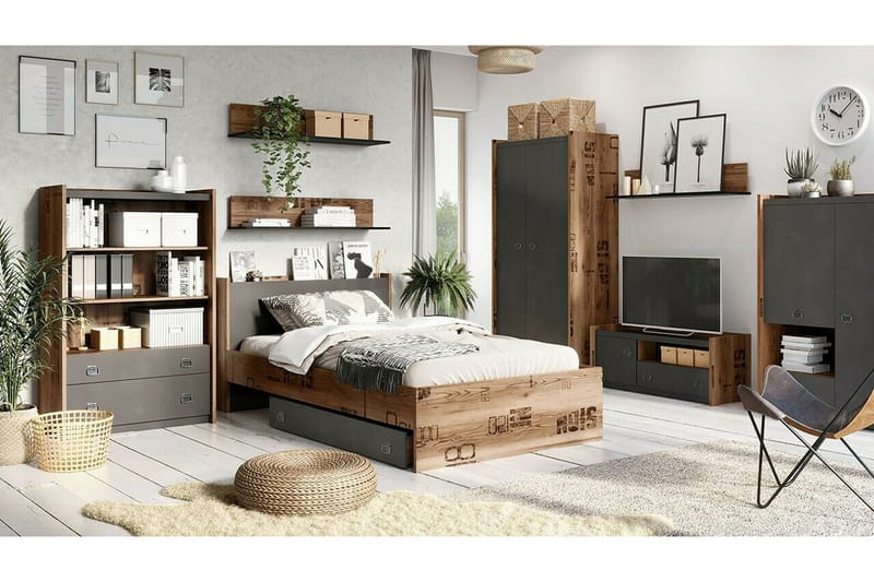 Rathmore Möbelset För Barnrum - Grå - Products - Möbler - Barnmöbler - Barnmöbelset