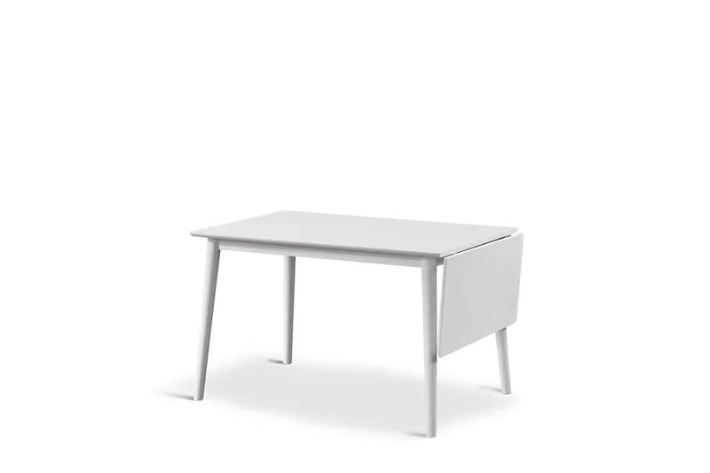 Åland Förlängningsbart Matbord 120-160 cm för 4 personer, Vit