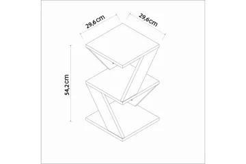 Albeni Sidobord 29,6 cm - Svart/Natur - Products - Möbler - Bord & matgrupp - Avlastningsbord & sidobord - Brickbord & småbord