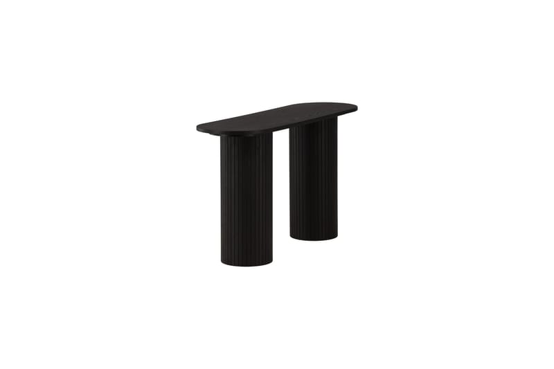 Bianca Sidobord 130x40x72 cm Oval - Svart - Products - Möbler - Bord & matgrupp - Avlastningsbord & sidobord - Brickbord & småbord