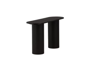 Bianca Sidobord 130x40x72 cm Oval - Svart - Products - Möbler - Bord & matgrupp - Avlastningsbord & sidobord - Brickbord & småbord