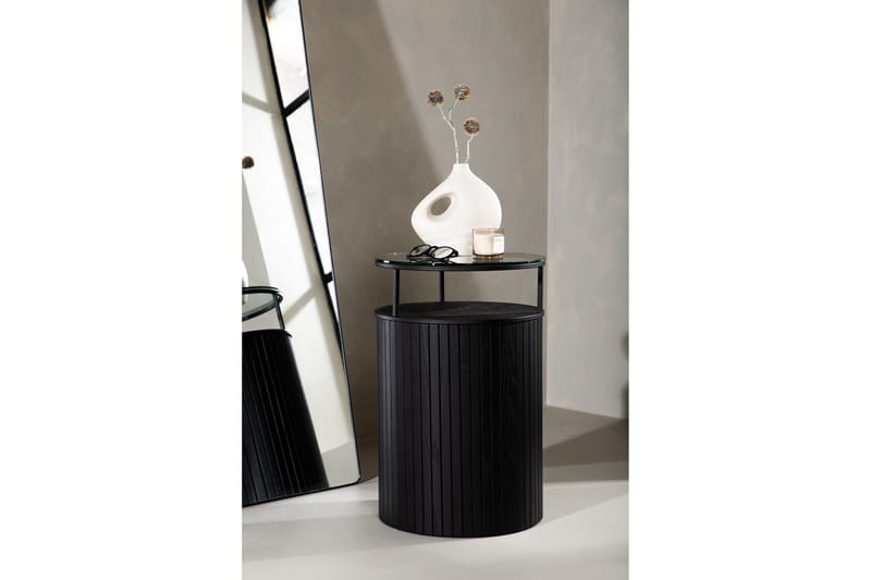 Bovall Sidobord 37 cm - Svart - Products - Möbler - Bord & matgrupp - Avlastningsbord & sidobord - Piedestal & blompiedestal