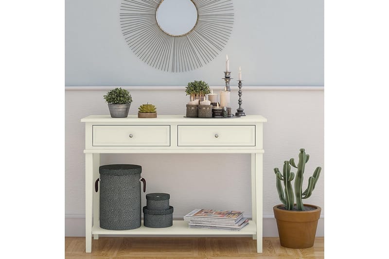Franklin Konsollbord 104 cm Vit - Dorel Home - Products - Möbler - Bord & matgrupp - Avlastningsbord & sidobord - Konsolbord & hallbord