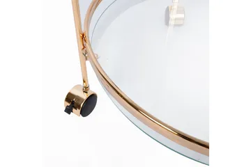 Genova Serveringsbord 80x42x80 cm Ljusbrun - Products - Möbler - Bord & matgrupp - Avlastningsbord & sidobord - Brickbord & småbord