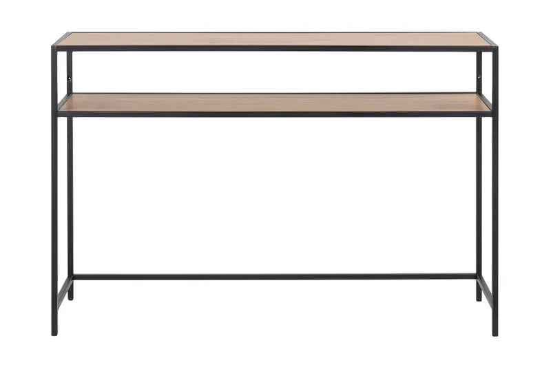 Hasslevik Konsollbord 120 cm, Natur/Matt Svart