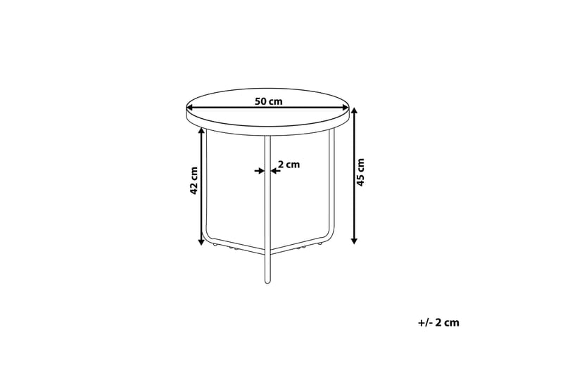 Melody S Sidobord 50 cm - Trä/Natur - Products - Möbler - Bord & matgrupp - Avlastningsbord & sidobord - Brickbord & småbord