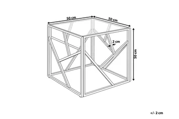 Orland Sidobord 50 cm - Silver - Products - Möbler - Bord & matgrupp - Avlastningsbord & sidobord - Brickbord & småbord