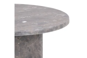 Prisa Runt Sidobord i Marmor Sten 50 cm - Grå / Brun - Products - Möbler - Bord & matgrupp - Avlastningsbord & sidobord - Brickbord & småbord