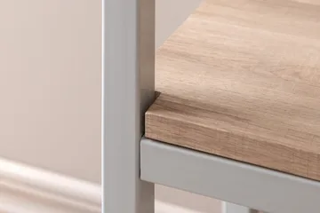 Rise Sidobord 110 cm med Hylla - Ljusbrun/Grå - Products - Möbler - Bord & matgrupp - Avlastningsbord & sidobord - Brickbord & småbord