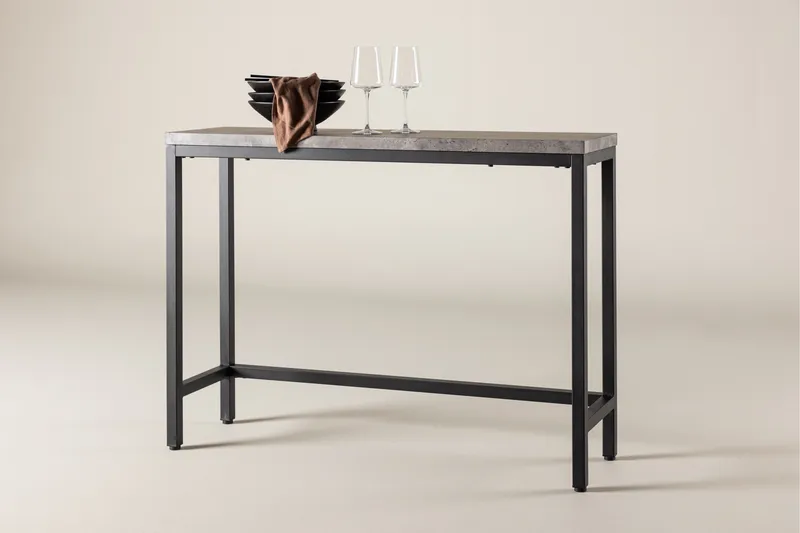 Rise Sidobord 110x30 cm - Svart - Products - Möbler - Bord & matgrupp - Avlastningsbord & sidobord - Brickbord & småbord