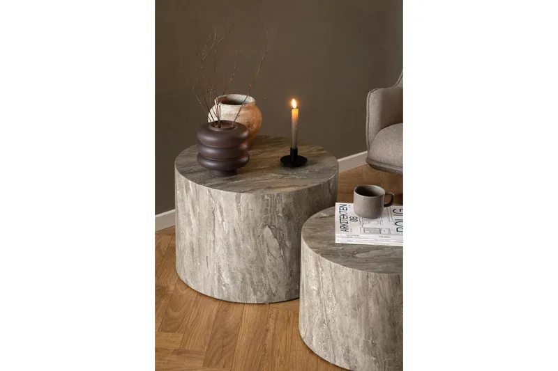 Samon Soffbord 58 cm - Grå - Products - Möbler - Bord & matgrupp - Avlastningsbord & sidobord - Satsbord