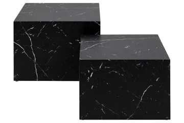 Samon Soffbord 58x58 cm - Svart - Products - Möbler - Bord & matgrupp - Avlastningsbord & sidobord - Satsbord