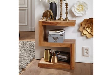 Sido bord Wohnling Massivt trä, S-kub, lantlig stil Akacia - Akacia - Products - Möbler - Bord & matgrupp - Avlastningsbord & sidobord - Brickbord & småbord