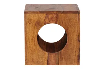 Sido bord Wohnling Massivt trä kub förvaringsutrymme lantstil - Products - Möbler - Bord & matgrupp - Avlastningsbord & sidobord - Brickbord & småbord