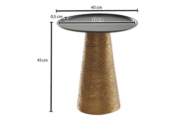 Sido bord Wohnling Metall Rund 40 cm Brickoptik Bordsskiva Modern - Products - Möbler - Bord & matgrupp - Avlastningsbord & sidobord - Brickbord & småbord