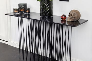 Stone Avlastningsbord 130 cm - Svart - Products - Möbler - Bord & matgrupp - Avlastningsbord & sidobord - Konsolbord & hallbord