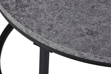 Thyra Satsbord Runt 90 cm 2 bord - Grå / Svart - Products - Möbler - Bord & matgrupp - Avlastningsbord & sidobord - Satsbord