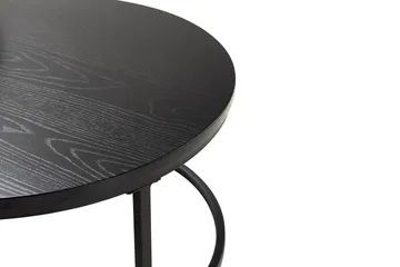 Thyra Satsbord Runt Soffbord - Svart - Products - Möbler - Bord & matgrupp - Avlastningsbord & sidobord - Satsbord