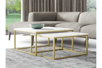 Wardner Soffbord 76 cm - Guld - Products - Möbler - Bord & matgrupp - Avlastningsbord & sidobord - Satsbord