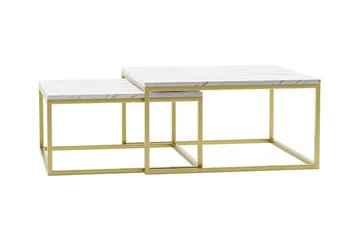 Wardner Soffbord 76 cm - Guld - Products - Möbler - Bord & matgrupp - Avlastningsbord & sidobord - Satsbord