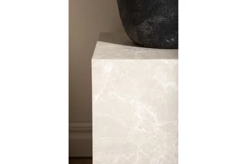 York High Travertin Sidobord 40x40x45 cm - Beige - Products - Möbler - Bord & matgrupp - Avlastningsbord & sidobord - Brickbord & småbord